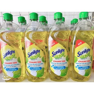 Nước rửa chén Sunlight 5 mùi hương chai 750g