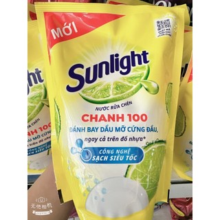 Túi nước rửa chén Sunlight đánh bay vét baanr cứng đầu túi 1,3L