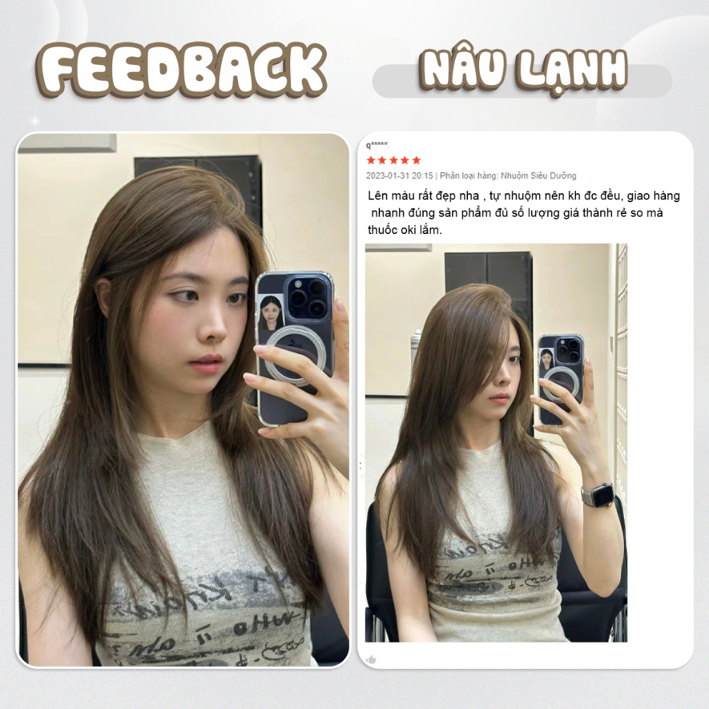 Thuốc nhuộm tóc màu nâu lạnh DyeHairs Tông màu sang chảnh được phân phối chính hãng tại ShinyHairs Thuốc nhuộm tóc màu nâu lạnh DyeHairs Tông màu sang chảnh được phân phối chính hãng tại ShinyHairs