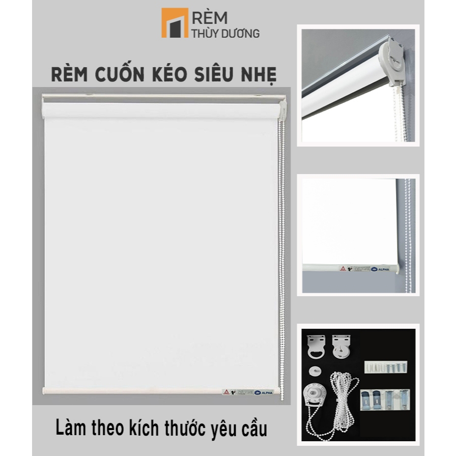 (Đặt theo KT riêng) Rèm Cuốn Văn Phòng cải tiến đầu quay chịu lực lớn ...