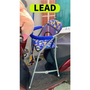 Ghế Ngồi Xe Máy Cho Bé Xe LEAD Có Vòng ,Ghế ga xếp sắt sơn tĩnh điện gấp gọn , AN TOÀN CHO BÉ