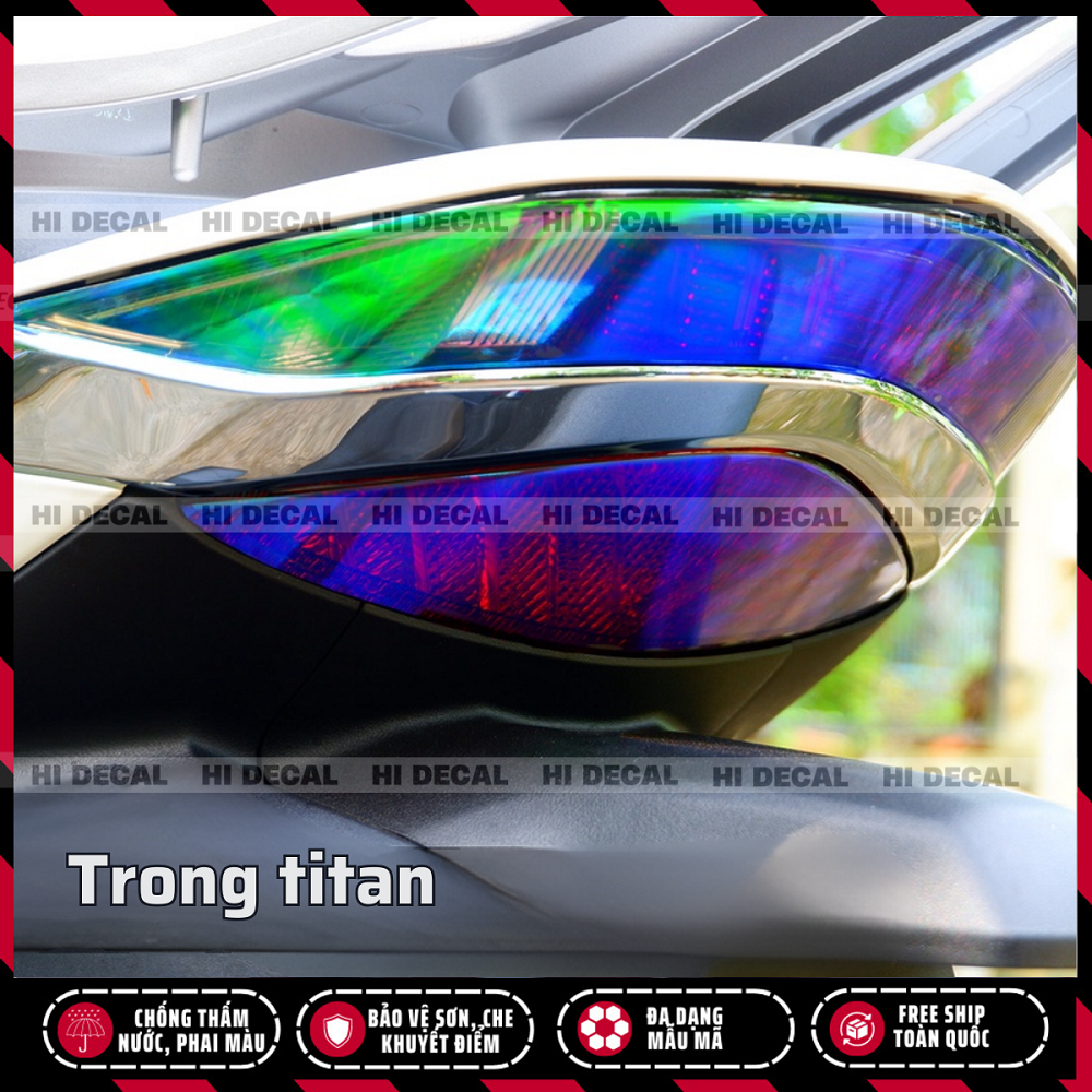Tem decal dán đèn hậu xe Sh 2020 - 2024 dòng 125 150 160 350, Tem bảo vệ đèn, đổi màu đèn