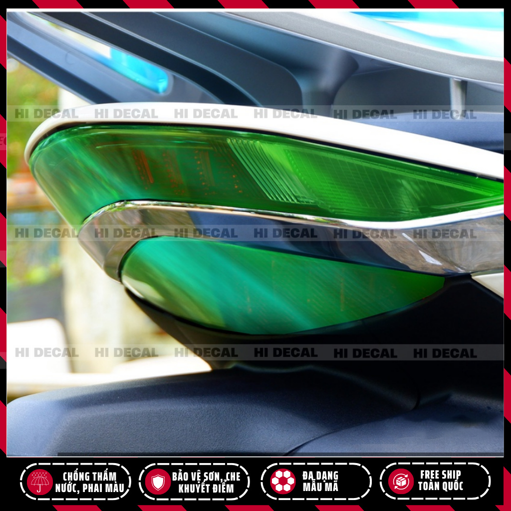 Tem decal dán đèn hậu xe Sh 2020 - 2024 dòng 125 150 160 350, Tem bảo vệ đèn, đổi màu đèn