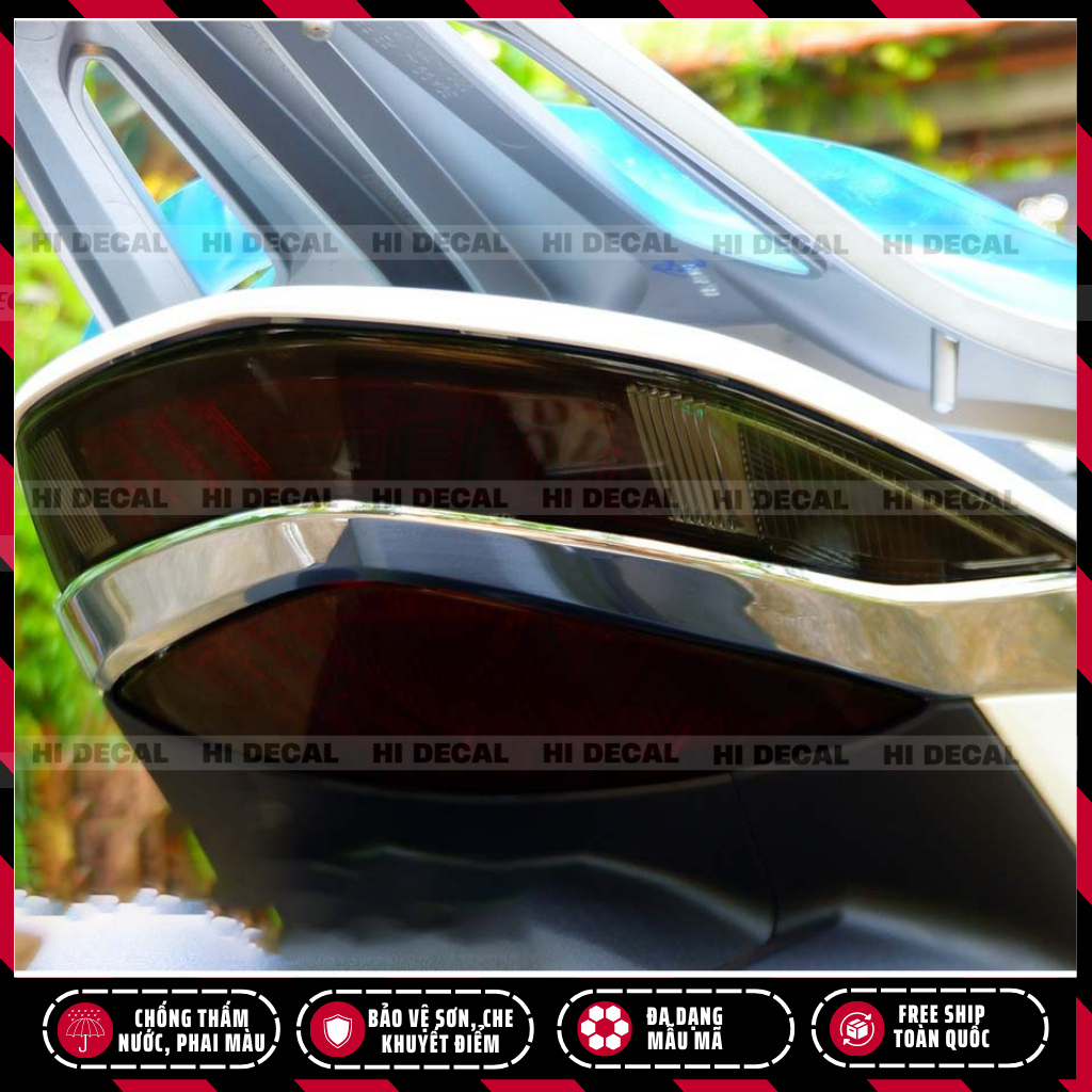 Tem decal dán đèn hậu xe Sh 2020 - 2024 dòng 125 150 160 350, Tem bảo vệ đèn, đổi màu đèn