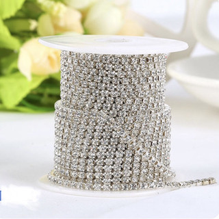 DÂY XOÀN 1 ĐƯỜNG LOẠI KHÍCH 2.5-4-5-5.5-6mm [Không Gỉ] Dây Chuỗi Kim Cương Trang Trí Quần Áo Giày Dép