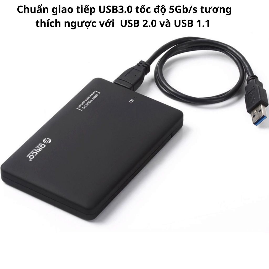 Box ổ cứng di động chính hãng Orico/ Gloway Kèm Ổ cứng Laptop chuẩn SATA 3.0 - Dùng cho SSD/HDD 2.5 - Hải Nam Computer | BigBuy360 - bigbuy360.vn