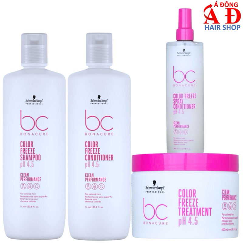 DẦU HẤP Ủ SCHWARZKOPF BC COLOR FREEZE GIỮ MÀU SUÔN MƯỢT TÓC ĐỨC 500ML