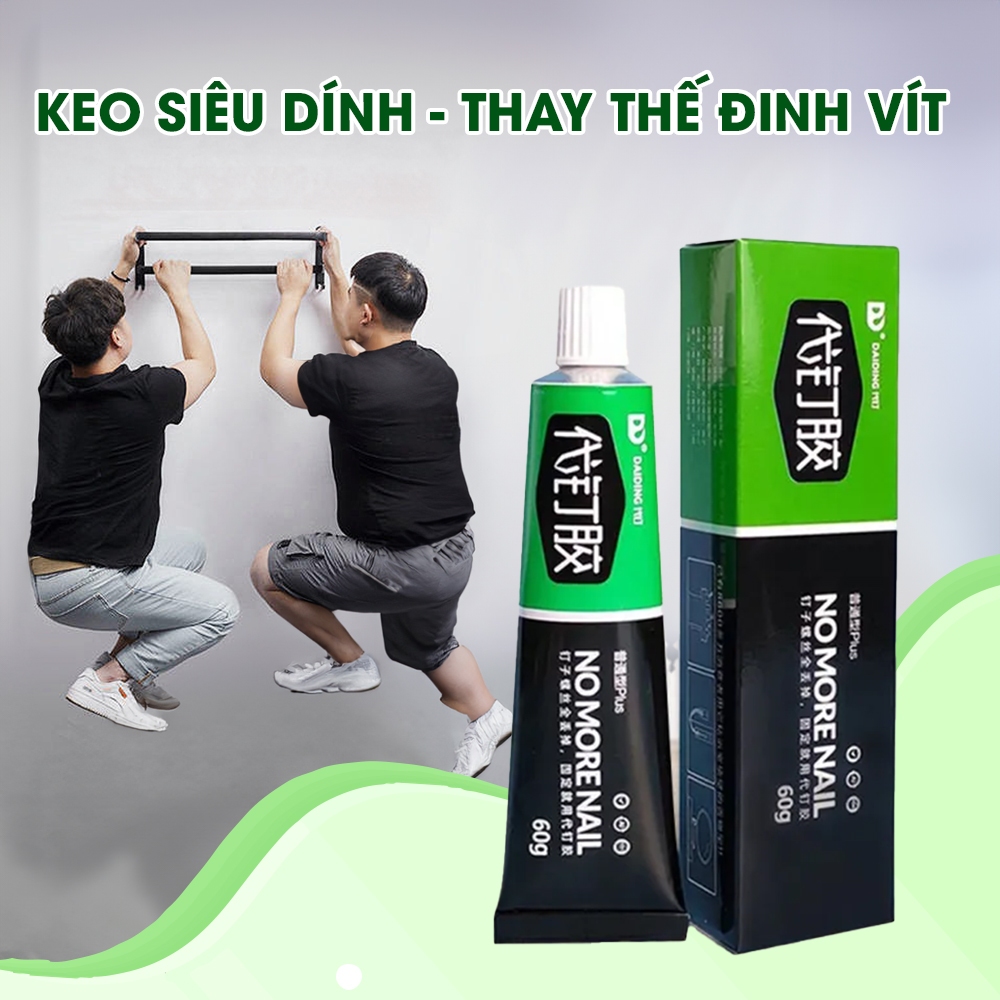 Keo Dính Sắt, Thay Thế Đinh Vít, Dính Chắc Như Đóng Đinh, Dán Đa Năng Trên Mọi Chất Liệu, Siêu Chắc, Siêu Bền