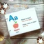 Học liệu thẻ học bảng chữ cái tiếng anh kèm từ vựng và mẫu câu đơn giản