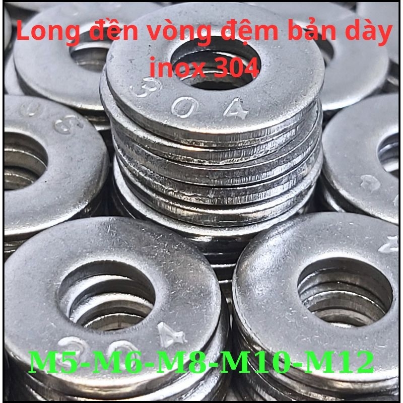 Long đền, vòng đệm bảng dày inox 304. | Shopee Việt Nam