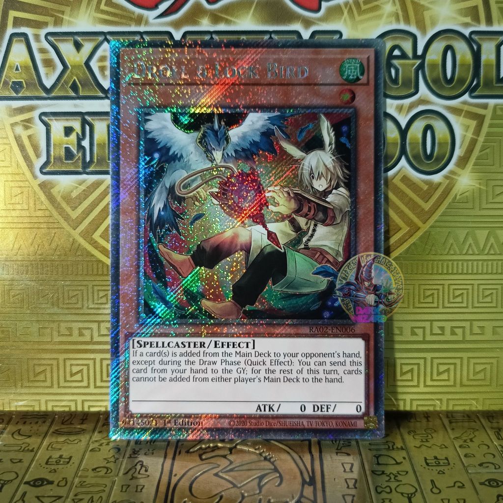 Yugioh Droll Y Lock Bird Ra02 Scr