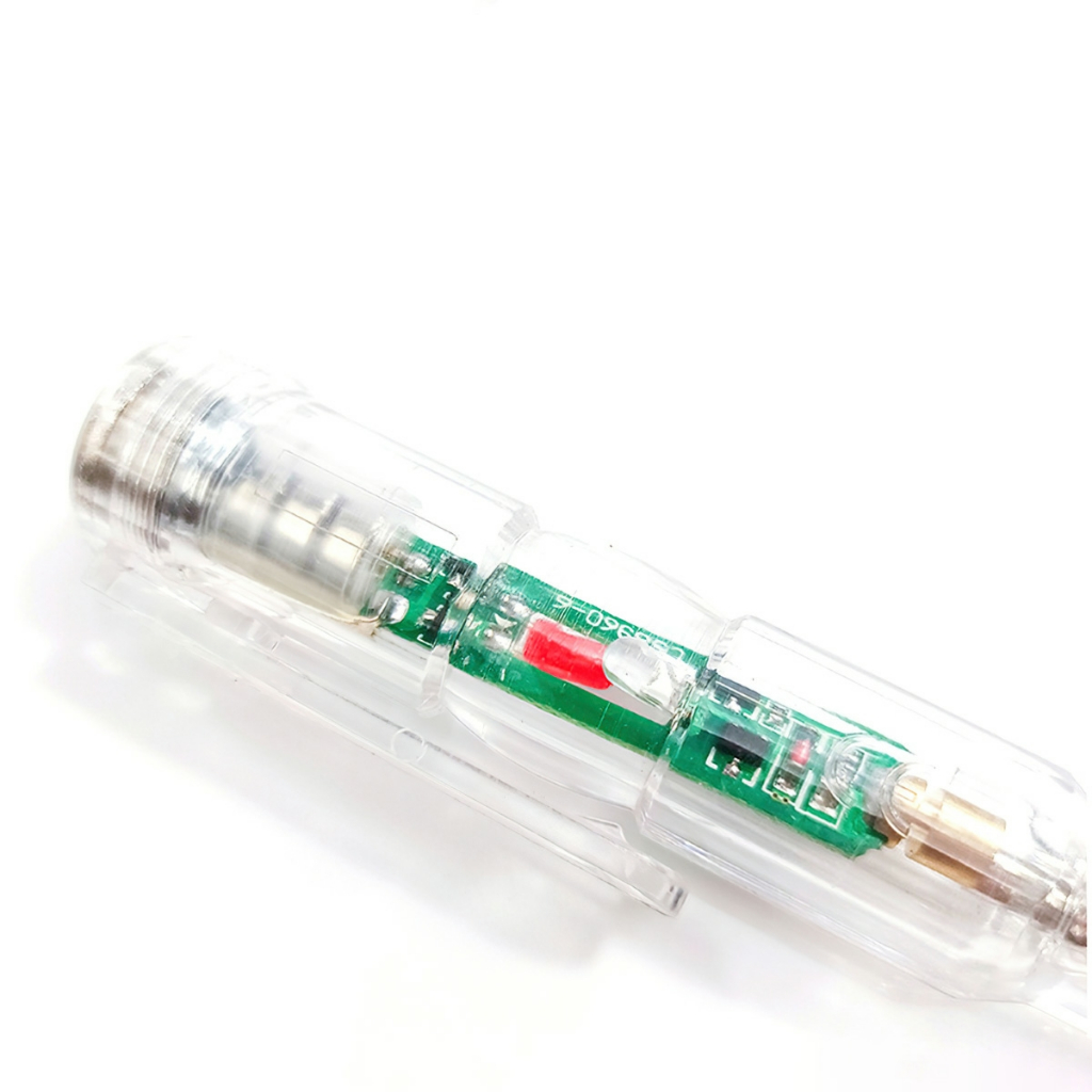 Bút Thử Điện Cảm Ứng Không Cần Chạm, Đèn LED 2 Màu Thông Minh, An Toàn Trong Thi Công Điện