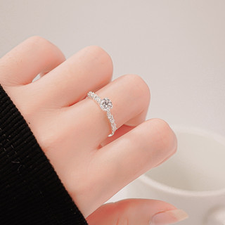 Nhẫn bạc LAMY Round And Marquise Tulip Ring Silver 8380- Nhẫn bạc ta cao cấp