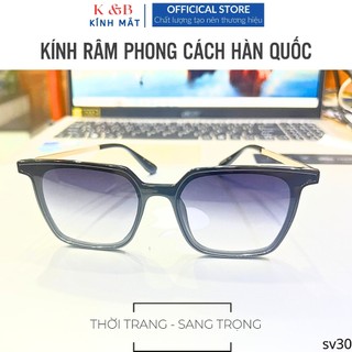 GIẢM 50% - Kính Mát Dáng Vuông Nam Nữ Hàn Quốc Chống Tia UV400 Đẳng Cấp Sang Trọng - SV30