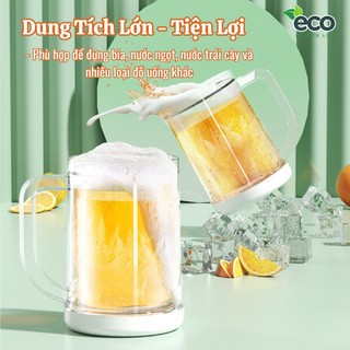 Cốc bia đá lạnh ECO sáng tạo giữ nhiệt siêu lâu, không tan đá