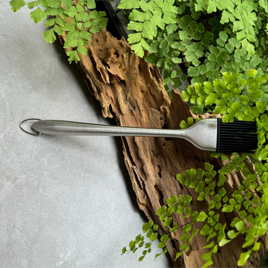 Phết Dầu CHOCKMEN Inox 18/10 & Silicone Chổi Quét Dầu Ăn Phết Gia Vị Đồ Nướng Cọ Quét Nướng Bánh