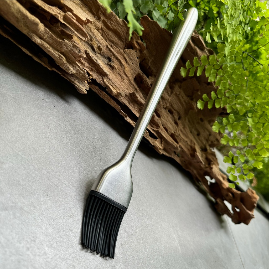 Phết Dầu CHOCKMEN Inox 18/10 & Silicone Chổi Quét Dầu Ăn Phết Gia Vị Đồ Nướng Cọ Quét Nướng Bánh