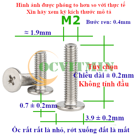 2C# - Ốc Bake Đầu Dẹp Mỏng M2 M2.5 Inox 304 Hơi Hút Nam Châm | Shopee ...