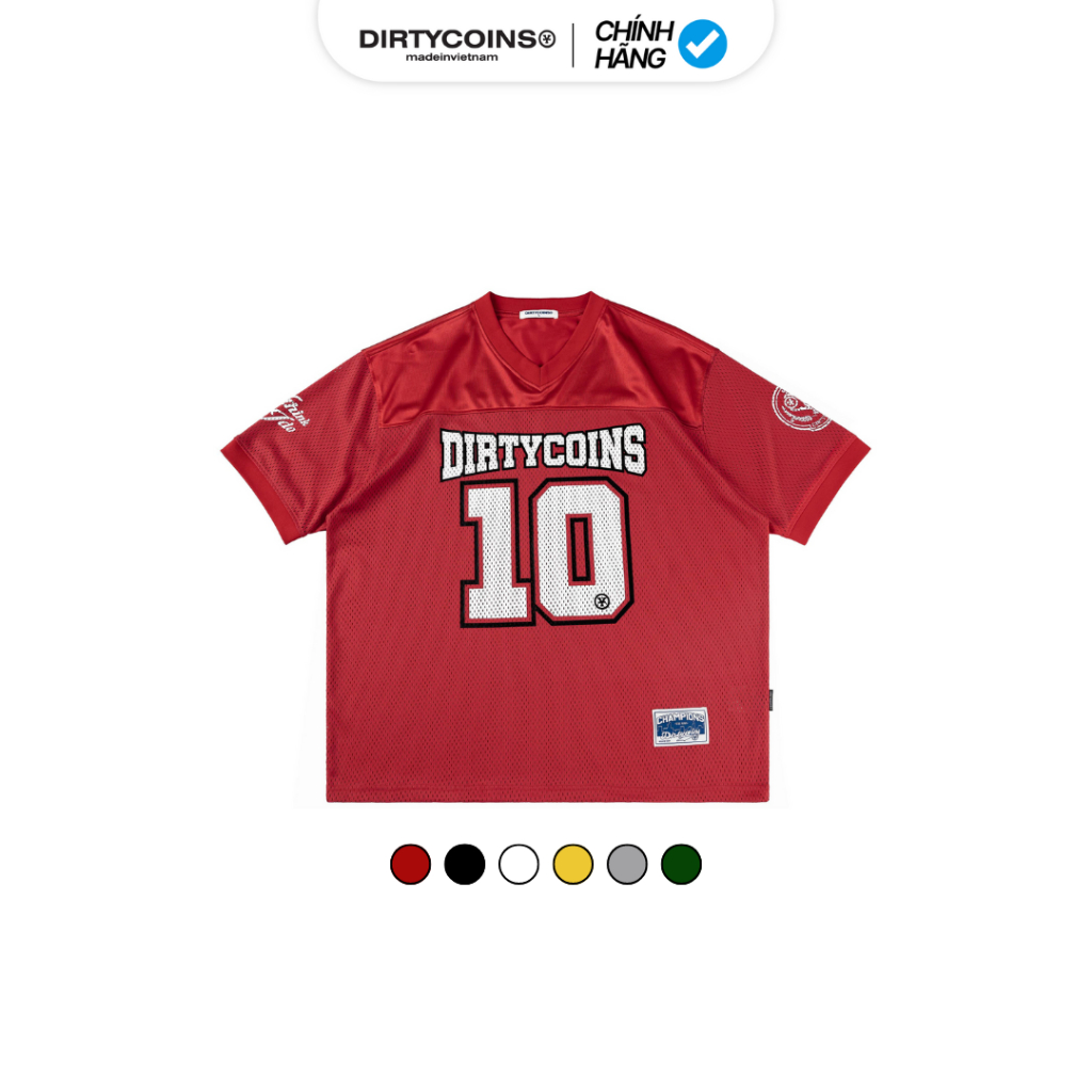 Ảnh Áo Thun DirtyCoins Logo Football Jersey 1