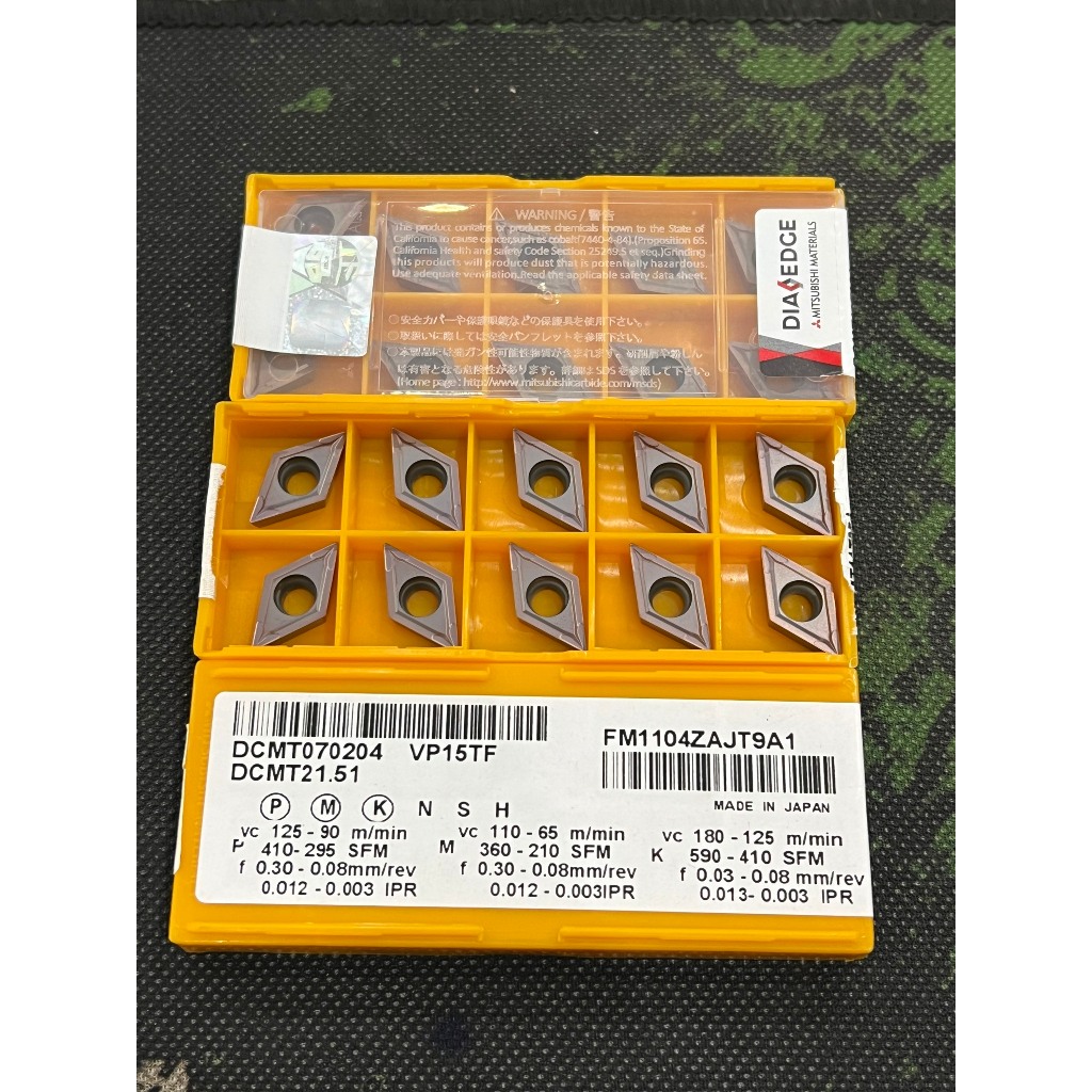 Chip D11 hãng MITSUBISHI nhật bản tiện thép inox ngon