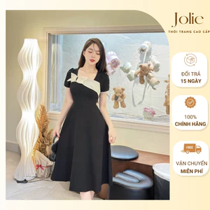 Váy Nơ Chéo Ngực Dáng Xòe JOLIE