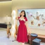 Váy Nơ Chéo Ngực Dáng Xòe JOLIE