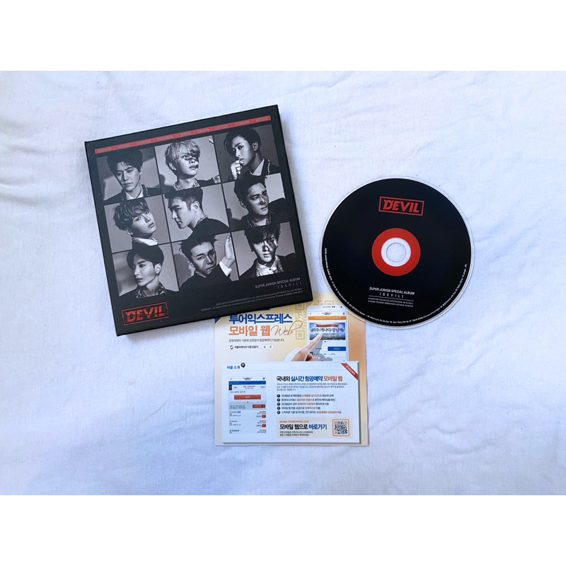 Super junior album devil gồm CD phôtbook như hình | Shopee Việt Nam