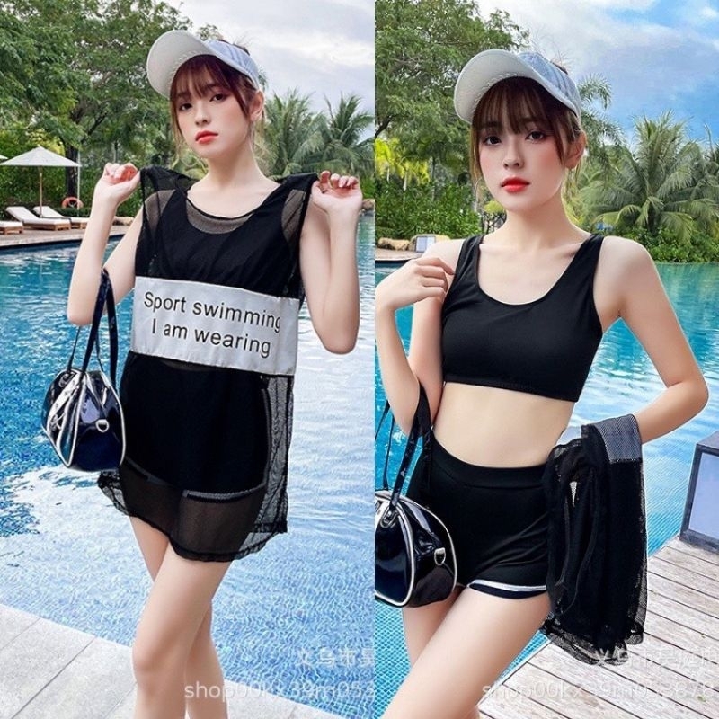 (Xả lỗ) set đồ đi biển bộ ba chi tiết dưới 54kg