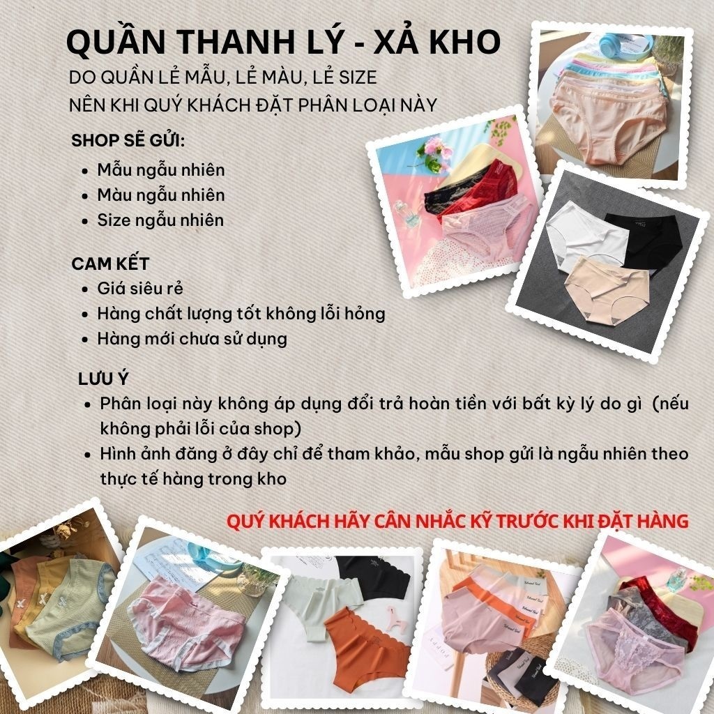 Set 3 quần xả kho