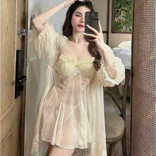 V14 Áo Choàng Ren Cho Nữ Kèm Đai Cao Cấp Nhiều Màu Sắc Phương Linh Underwear