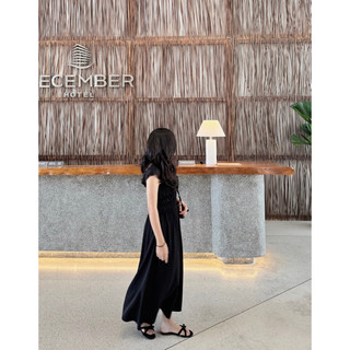 Đầm đũi bo eo dáng xoè Sandy dress thiết kế Ma Vie