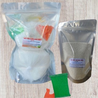 Combo pha 10 lít nước rửa chén + 500g bột tẩy rong, tặng miếng rửa chén