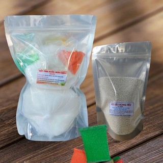 Combo pha 10 lít nước rửa chén + 500g bột tẩy rong, tặng miếng rửa chén