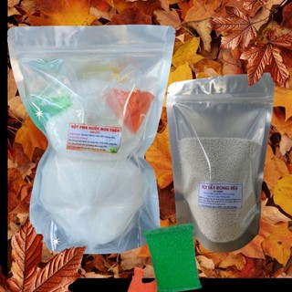 Combo pha 10 lít nước rửa chén + 500g bột tẩy rong, tặng miếng rửa chén