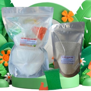 Combo pha 10 lít nước rửa chén + 500g bột tẩy rong, tặng miếng rửa chén
