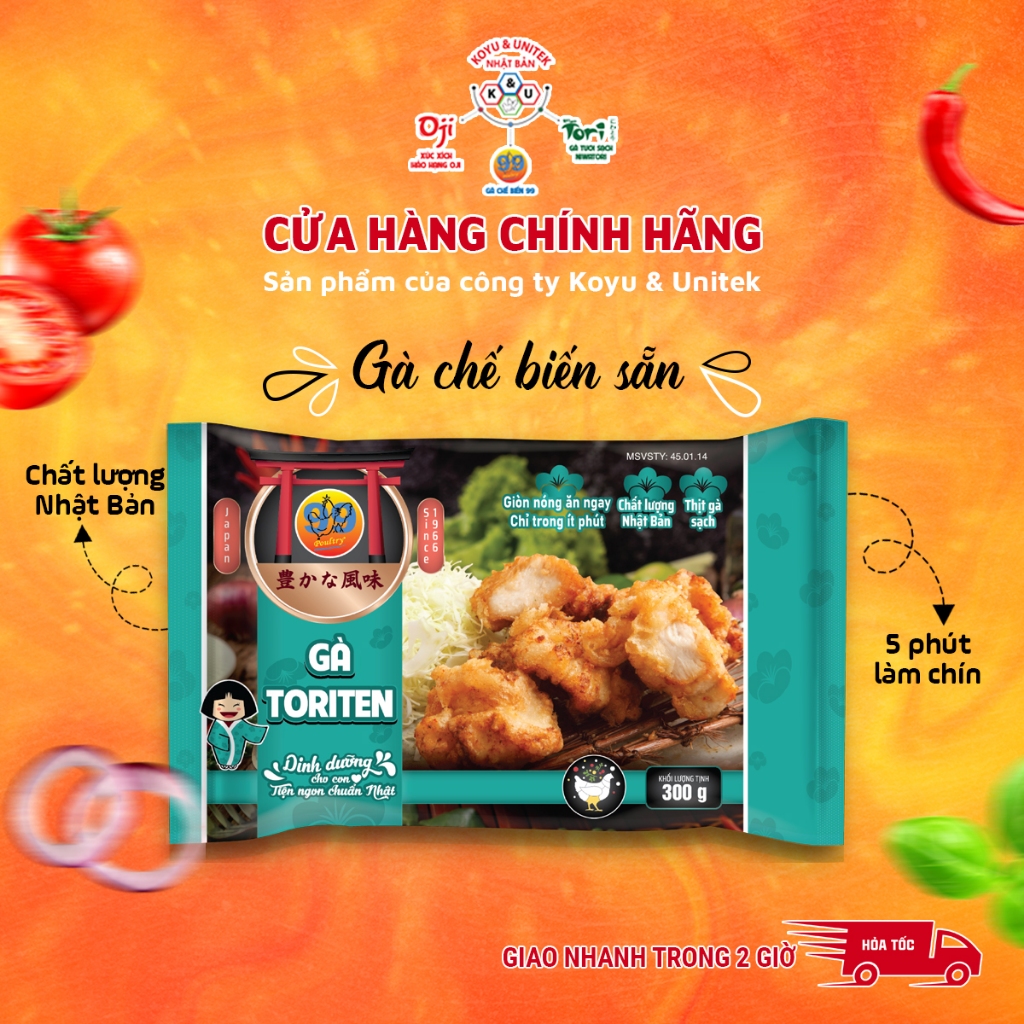 Gà Toriten 99Poultry | Phile Ức Gà Tẩm Bột Trứng (300Gr/Gói) | Shopee ...