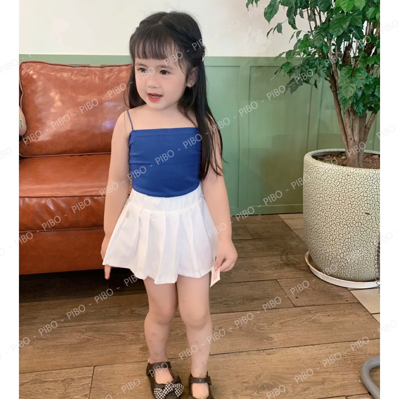 Ảnh Chân Váy Xếp Ly Cho Bé Gái Đi Học Đi Chơi Cực Yêu -BabyBoo-PiBo-CVXL01 1
