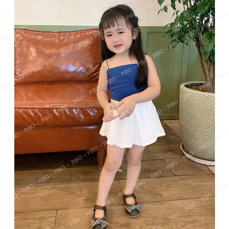 Ảnh Chân Váy Xếp Ly Cho Bé Gái Đi Học Đi Chơi Cực Yêu -BabyBoo-PiBo-CVXL01 2