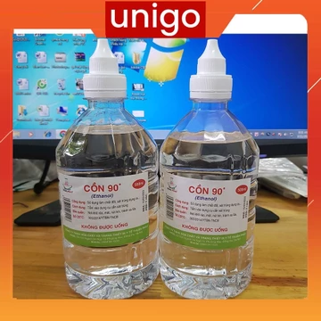 Cồn 70, 90 Độ Dùng Để Sát Khuẩn Tiệt Trùng Trong Y Tế, Spa [1 CHAI]