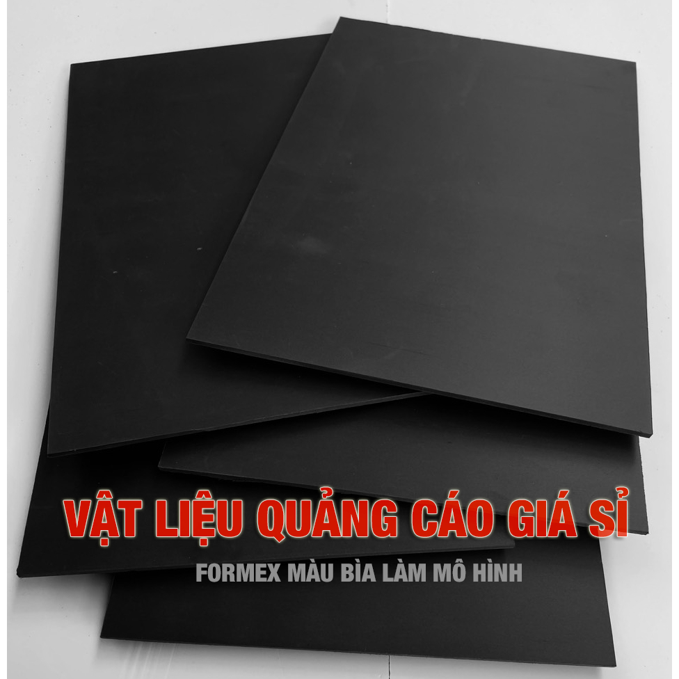 Bìa mô hình Formex màu đen 40x60cm - 5mm | Shopee Việt Nam