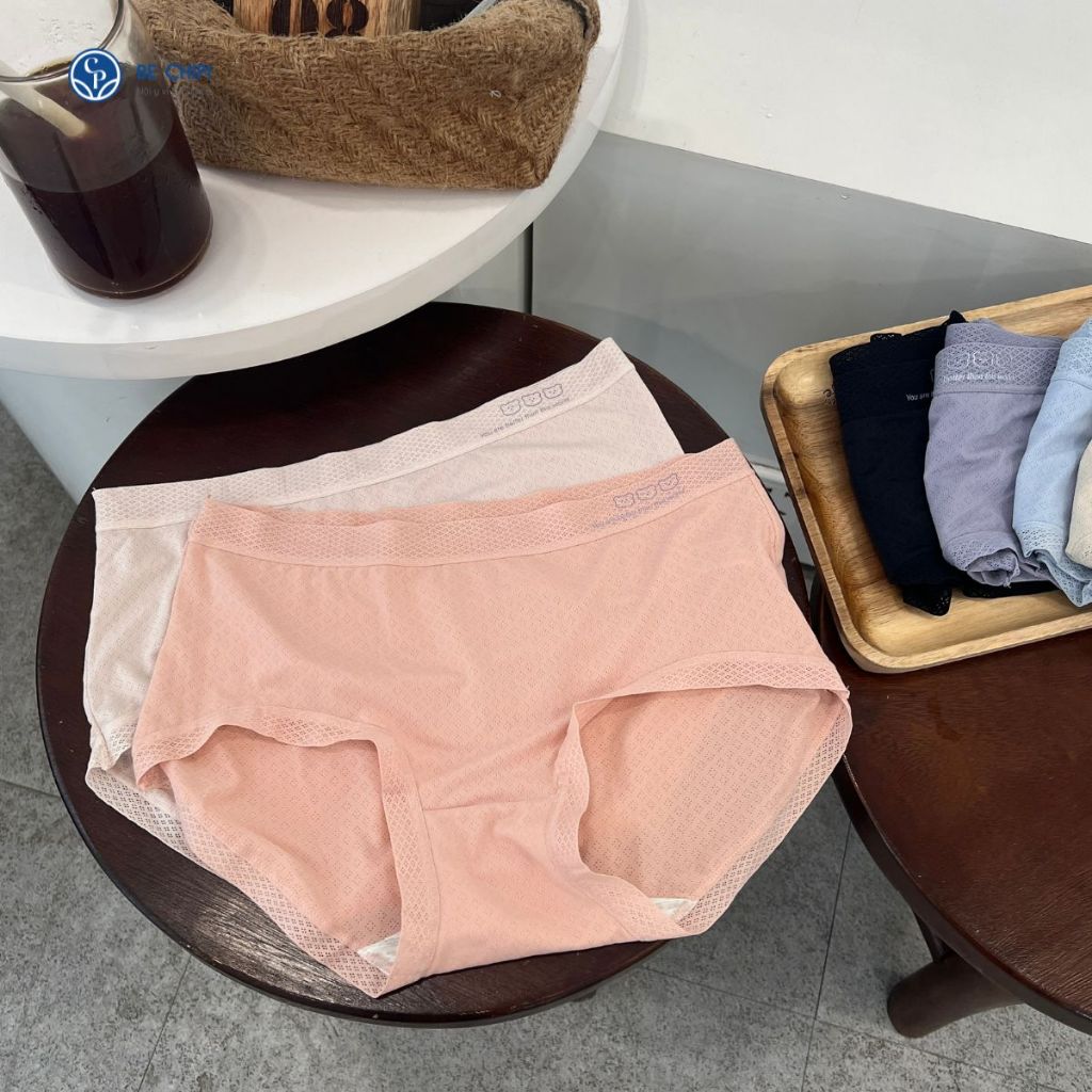 Ảnh Combo 5 Quần Lót Nữ Tencel Thông Khí Viền Mỏng (45-62kg) QL2887 by BeChipi 3