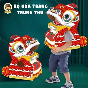 Đồ Chơi Hóa Trang Trung Thu DIY - Kỳ Lân Đỏ/Khủng Long/Cá Sấu, Vui Nhộn Cho Bé