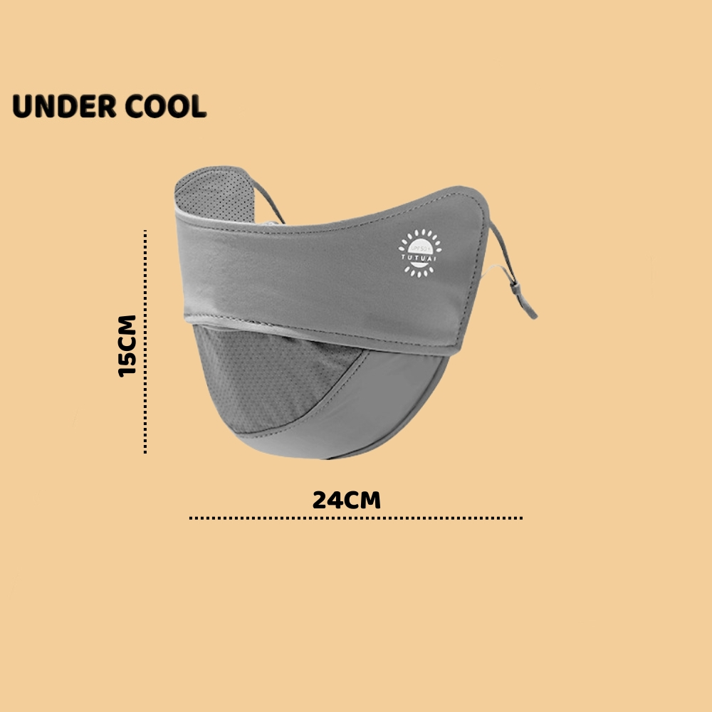 Khẩu Trang Chống Nắng UNDERCOOL Ngăn Tia UV Lỗ Thông Hơi Thoáng Khí KT04