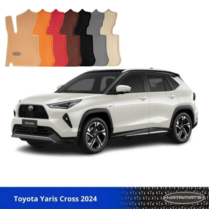 Thảm Lót Sàn Ô Tô KATA cho xe ô tô Toyota Yaris Cross ( 2023-2025 )- Khít sàn xe, chống trơn, không ẩm mốc