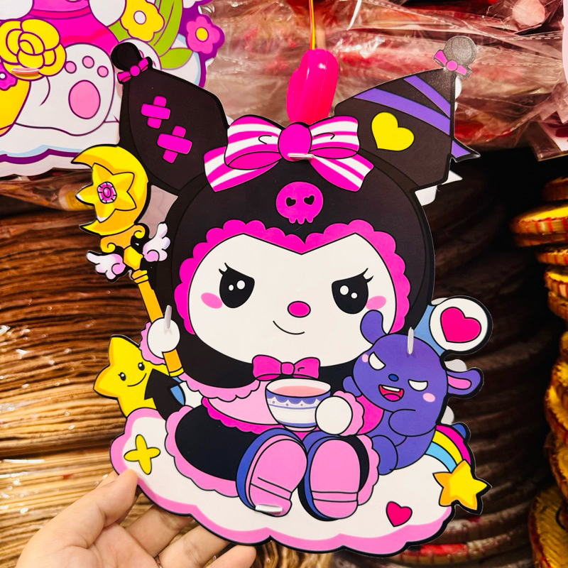 Lồng Đèn Trung Thu 2 Mảnh Kuromi Melody Capybara Có Đèn Và Nhạc Hình Nhân Vật Hoạt Hình Dễ Thương