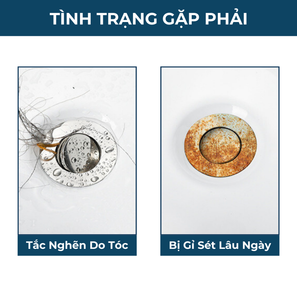 Nút nhấn xả bồn rửa mặt lavabo nắp sứ cao cấp HT040 (4cm) BEBEHOUSE