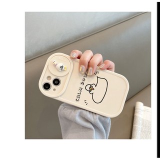 Ốp iphone nắp trượt BVC gắn vịt So What so cute cho iphone 7plus 8plus xs xr 11 12 13 14 15pro plus promax xx095
