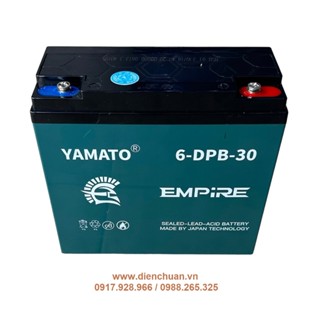 Ắc quy Yamato 12V 30Ah dùng cho xe đạp xe máy điện- loa kéo- chích cá ...