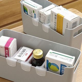 Set 10 Tấm Chia Ngăn Tủ Lạnh Bằng Nhựa Màu Trắng Chất Lượng Cao, Miếng Chia Ngăn Sắp Xếp Gọn Gàng Sạch Sẽ 88493