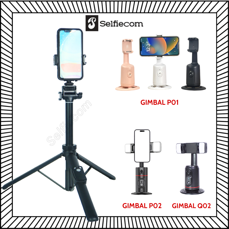 [HCM]Combo Gậy Chụp Ảnh Yunteng VCT-6688 Và Gimbal Xoay Tự Động 360° - Phân Loại P01/P02/Q02